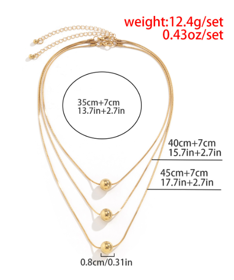 Frosty Ball necklace