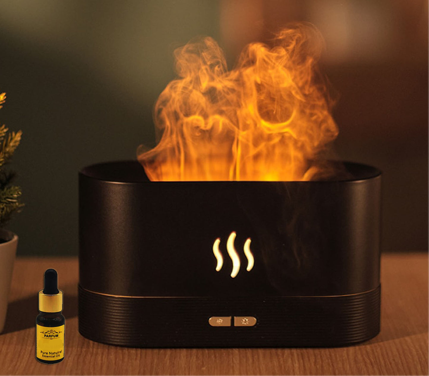 Flame humidifier