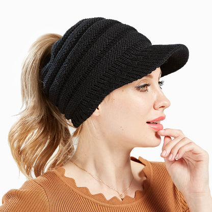 Ponytail Knit Hat