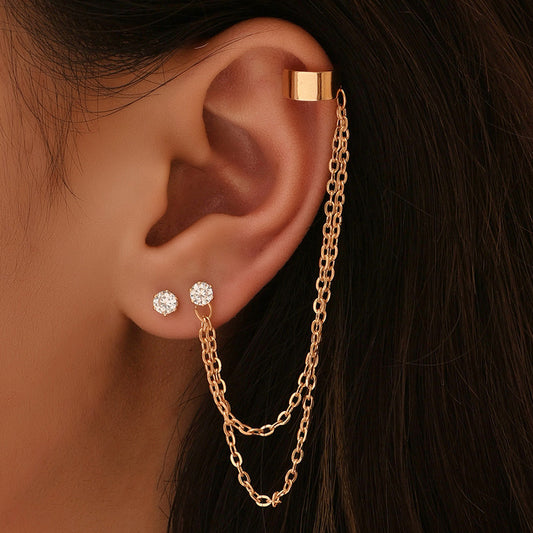 Single clip earring