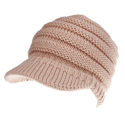 Ponytail Knit Hat