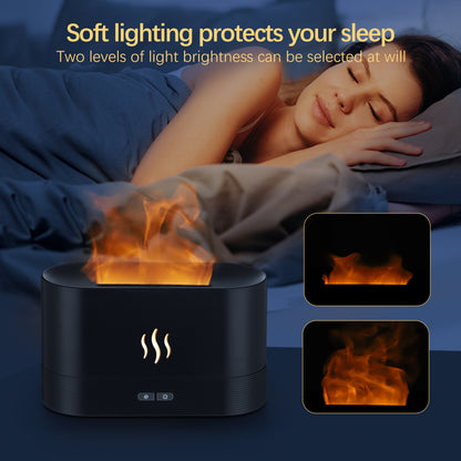 Flame humidifier