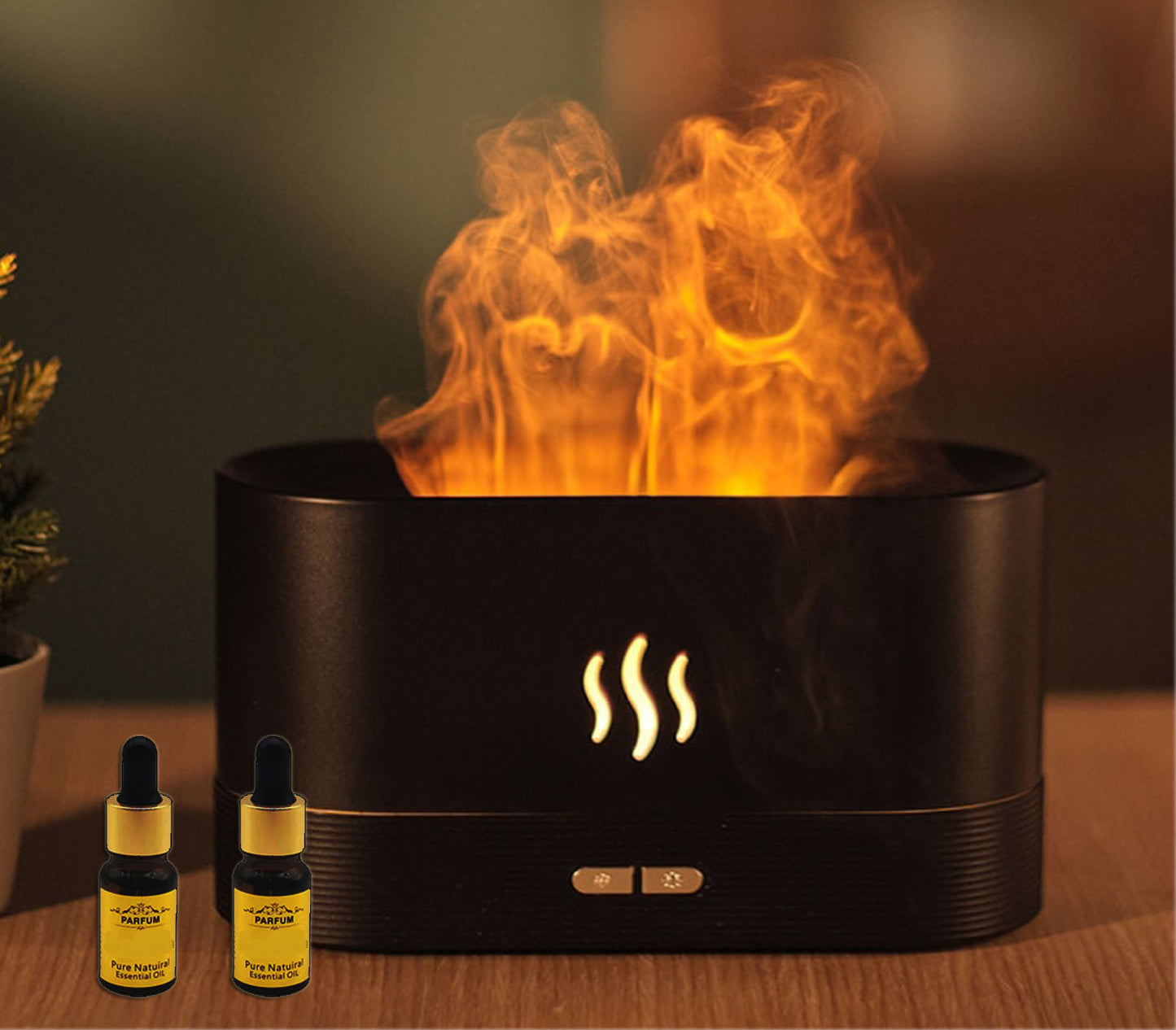 Flame humidifier